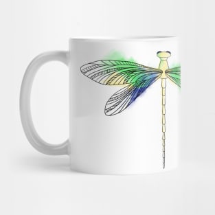 Watercolor Dragonfly Mug